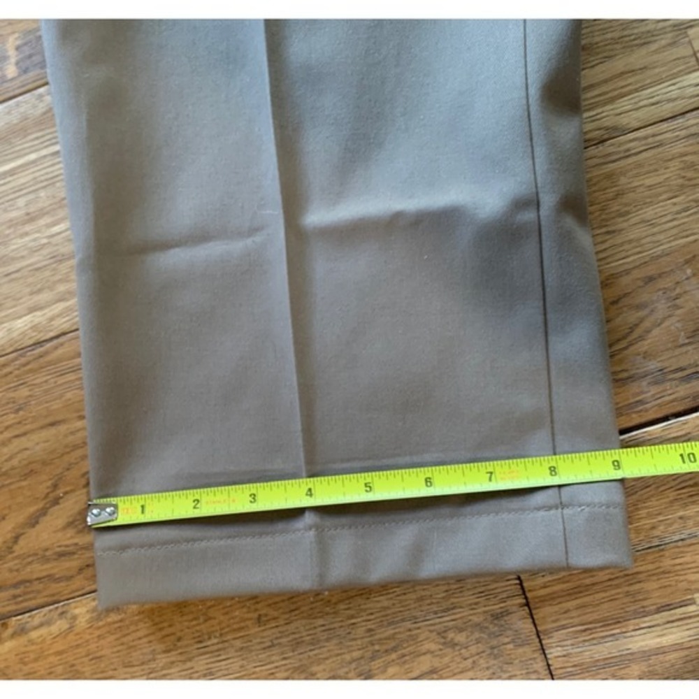 2 Pair-Lands End Traditional Fit Chino Straight Leg Flat Front Preppy Classic-38 - Picture 6 of 15